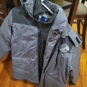 Ben Sherman, charcoal gray, big boys size 18-20 winter coat. Brand new.